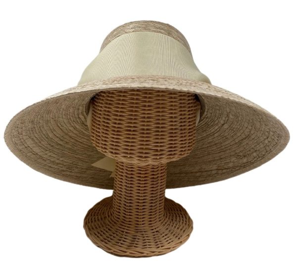Wildflower Sun Hat (PreOrder Shipping June 15th) - Ivory Wide & Short Grosgrain Ribbon - Image 8