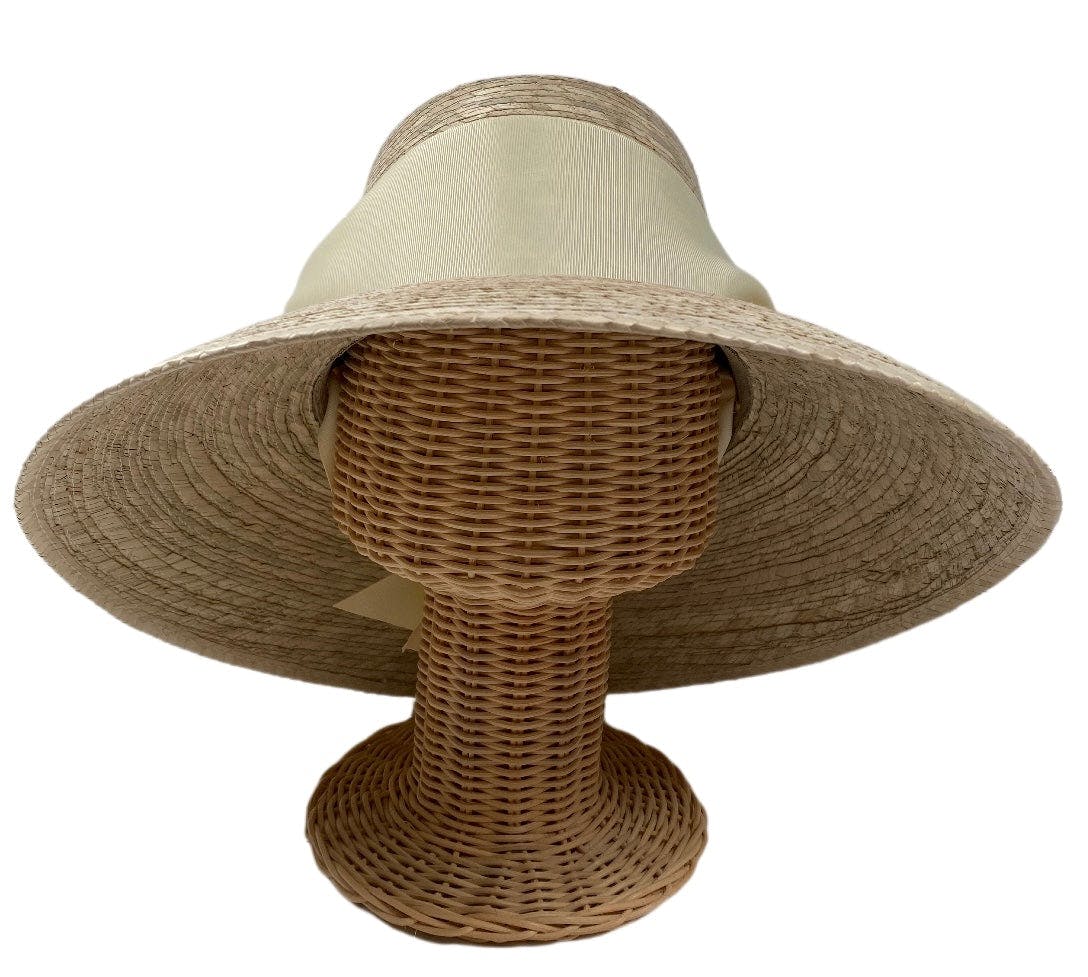 Wildflower Sun Hat (PreOrder Shipping June 15th) - Ivory Wide & Short Grosgrain Ribbon - Image 8