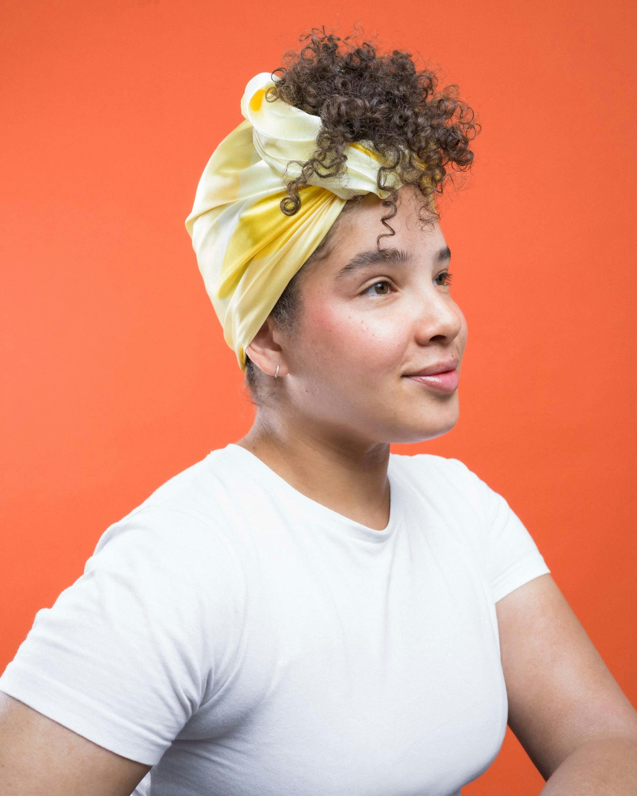 Golden Hour Silk Sleep Scarf - Image 8