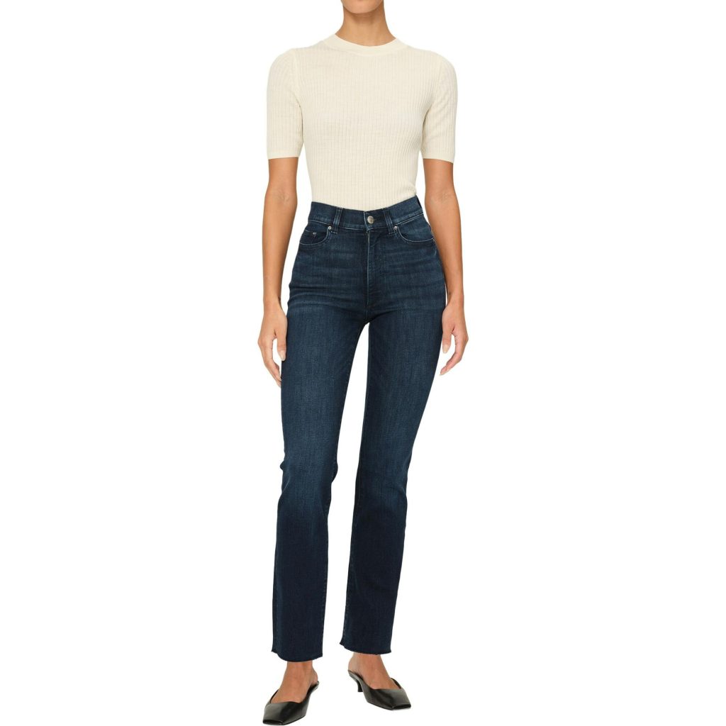 Halle Straight High Rise Instasculpt 29" Jeans | Mediterranean