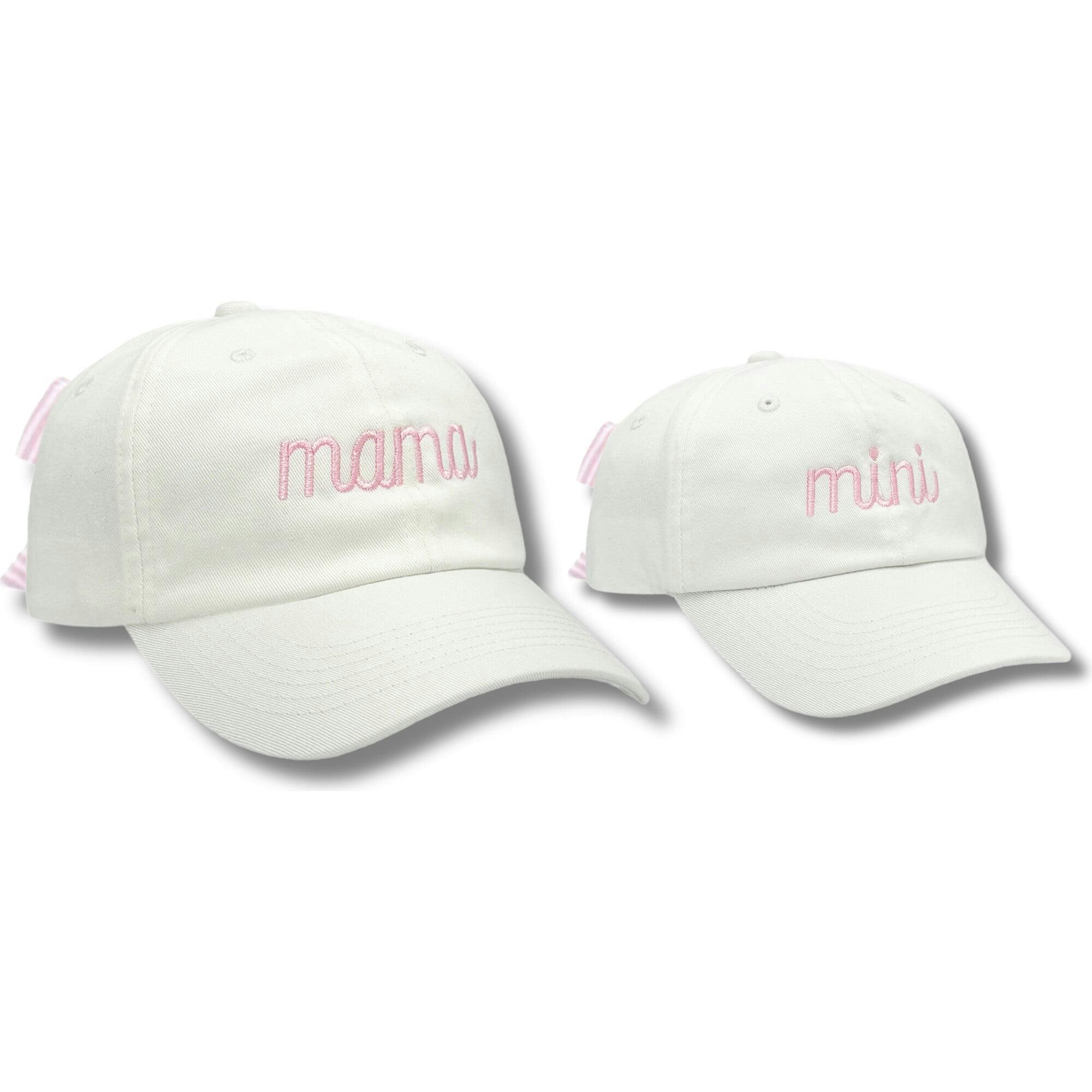 Mama & Mini Bow Baseball Hat Set (Baby & Adult, Youth & Adult) - Image 1