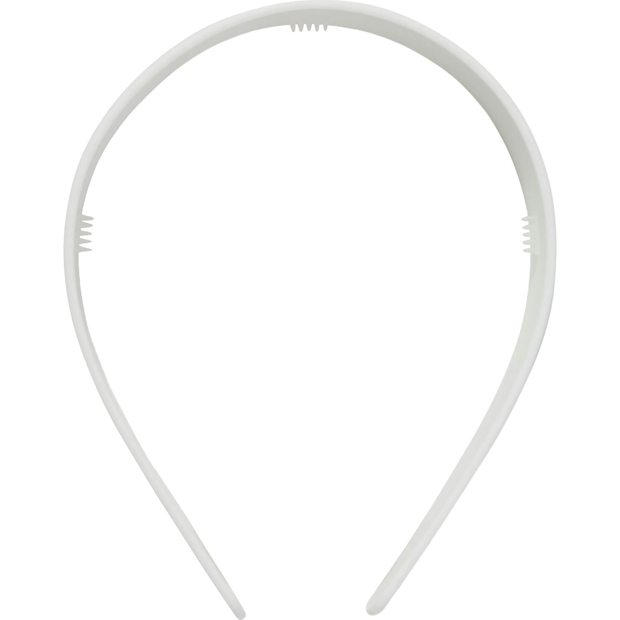 Wide Headband in White Matte - Image 2