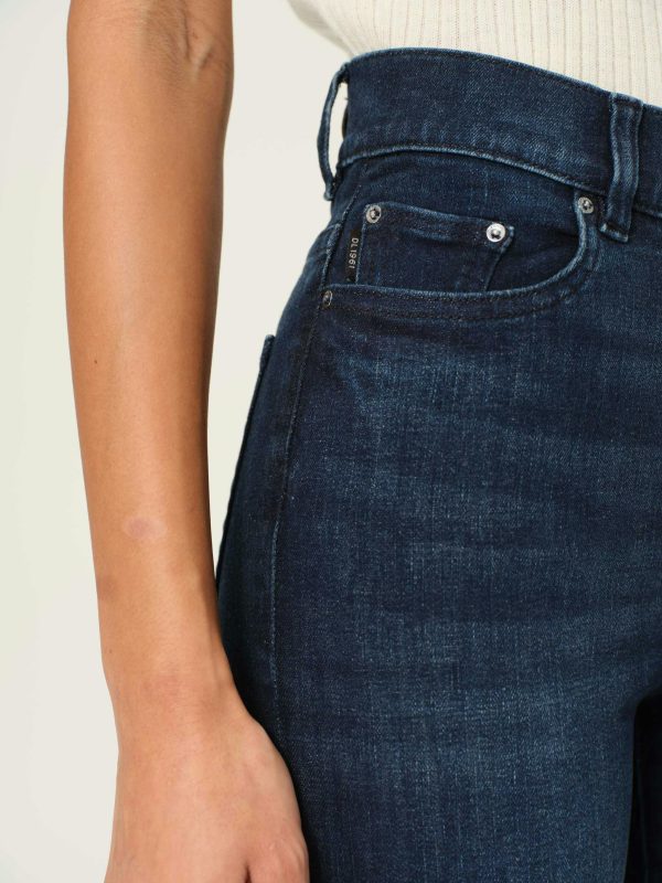Halle Straight High Rise Instasculpt 29" Jeans | Mediterranean - Image 11