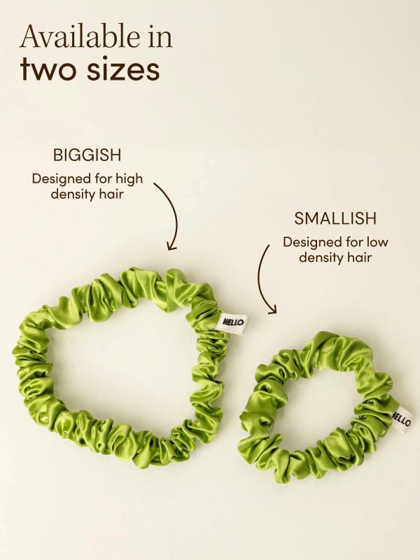 Sage Silk Scrunchies - Image 5