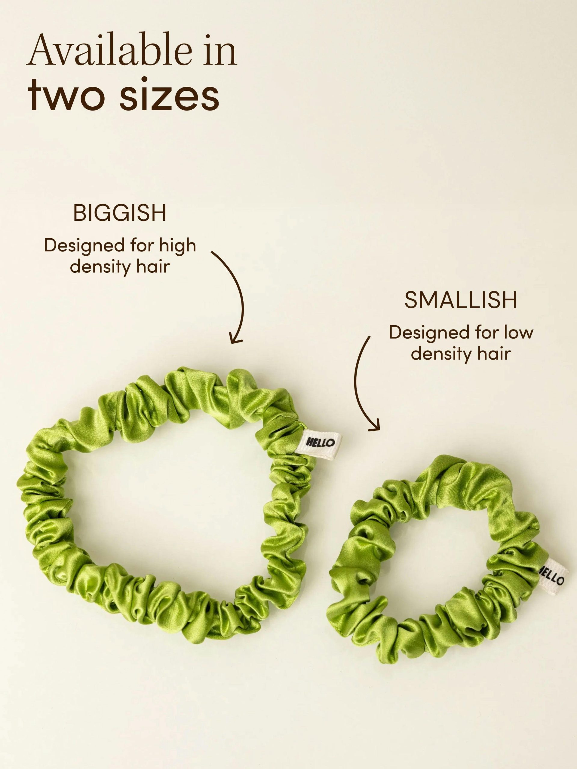 Deep Green Silk Scrunchies - Image 6