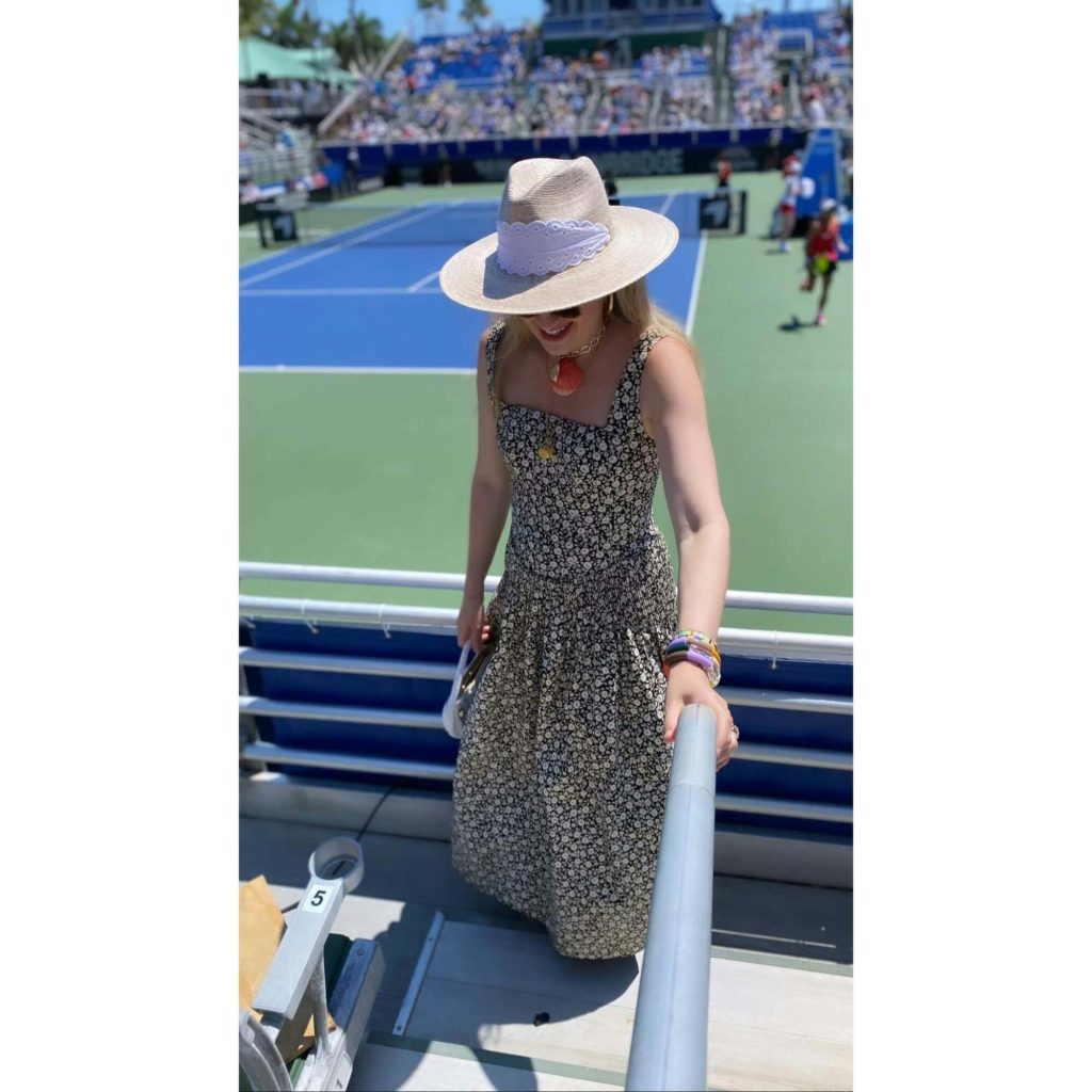 Zinnia Sun Hat - Wide & Short Lace Eyelet Ribbon