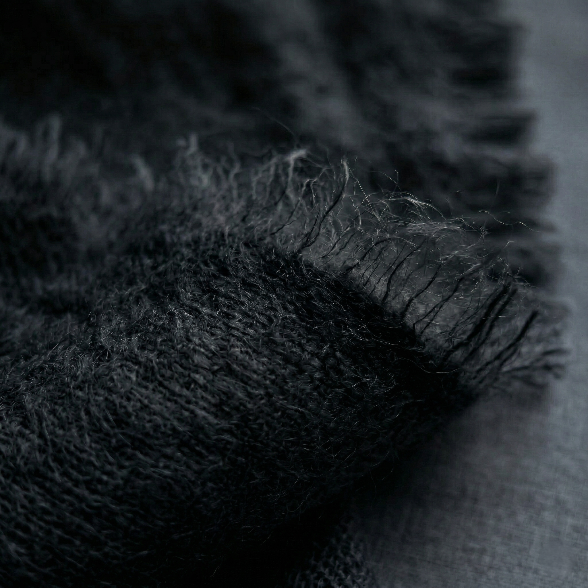 Felted Cashmere Travel Wrap - Handknit 28x84 - Image 11