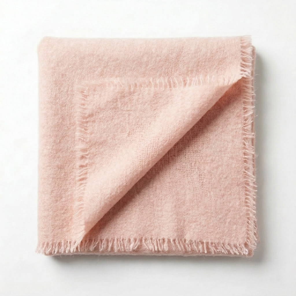 Felted Cashmere Travel Wrap - Handknit 28x84