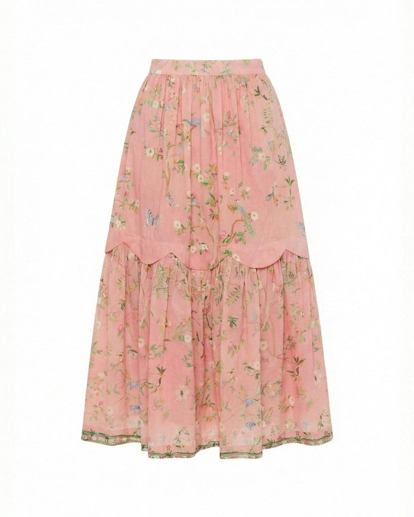 Erin Skirt, Peony Peacock x Larsen McDowell
