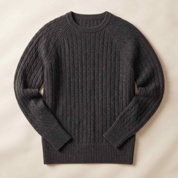 Women's Undyed Cashmere Cable-Knit Sweater - Grace - Image 19