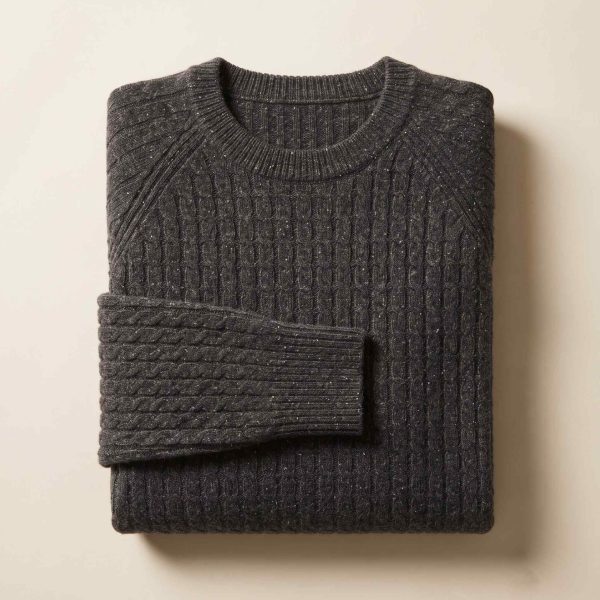Women's Undyed Cashmere Cable-Knit Sweater - Grace - Image 20