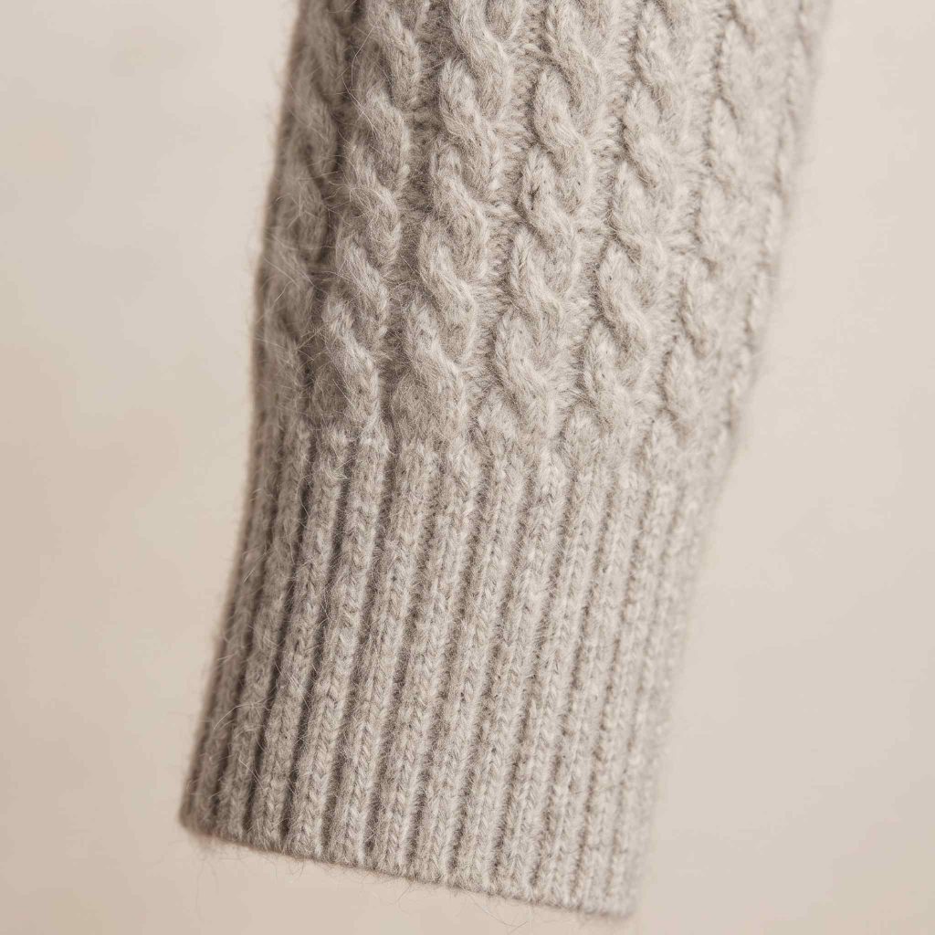 Women's Undyed Cashmere Cable-Knit Sweater - Grace