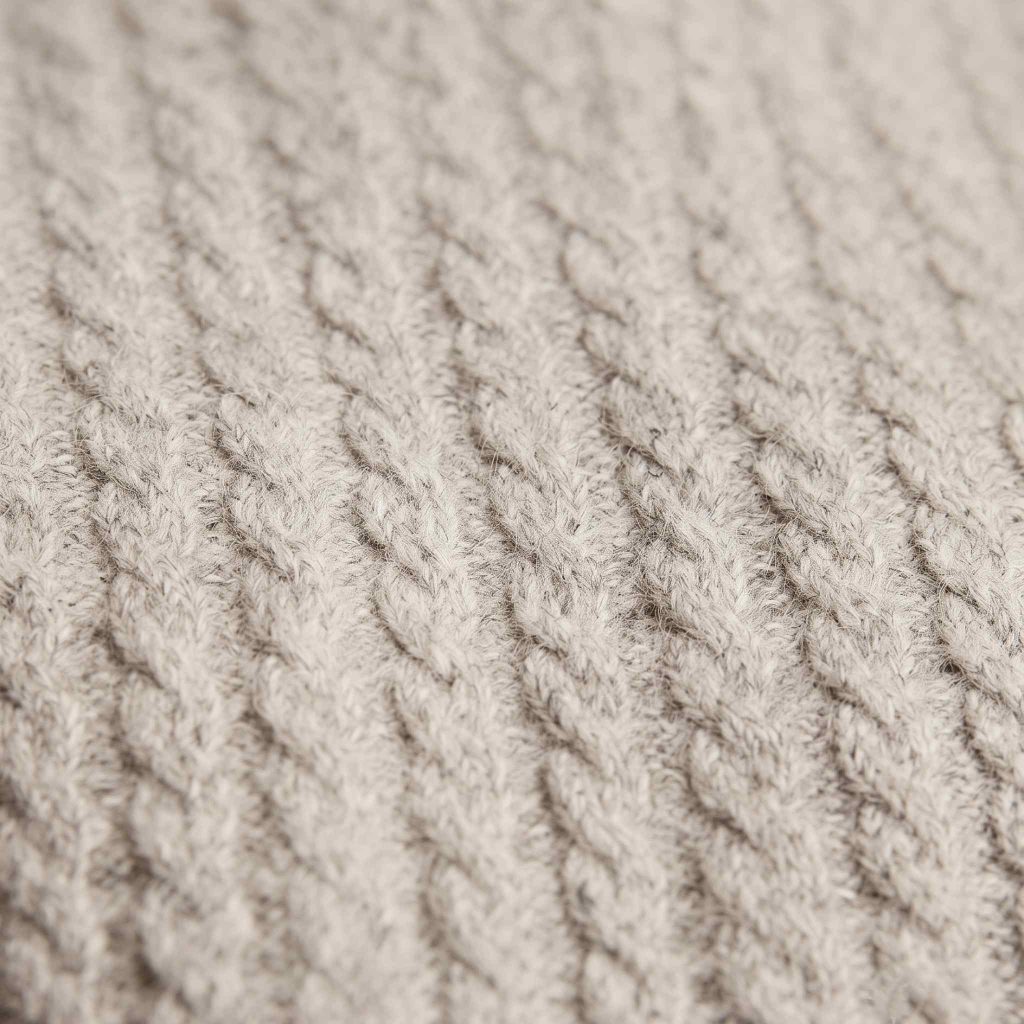 Women's Undyed Cashmere Cable-Knit Sweater - Grace