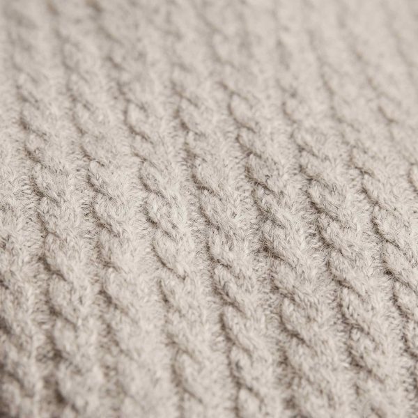 Women's Undyed Cashmere Cable-Knit Sweater - Grace - Image 7