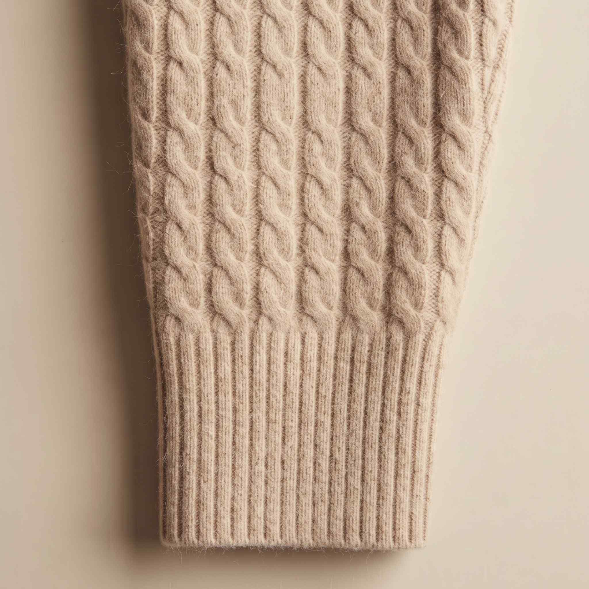 Women's Undyed Cashmere Cable-Knit Sweater - Grace - Image 29