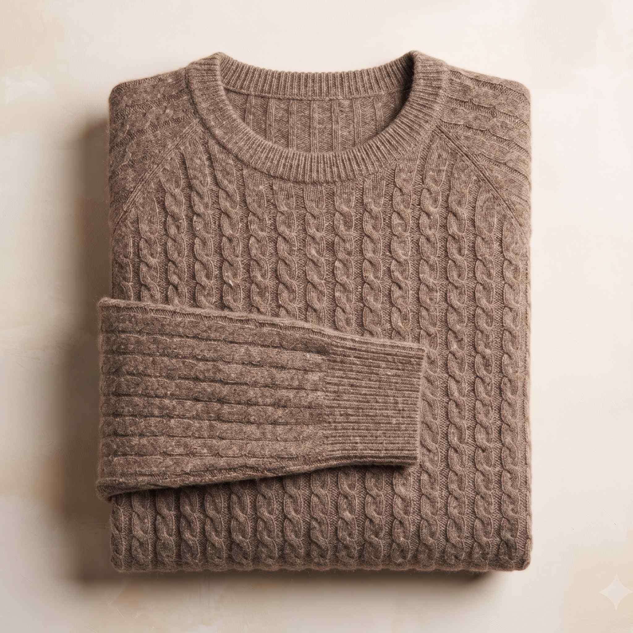 Women's Undyed Cashmere Cable-Knit Sweater - Grace - Image 34