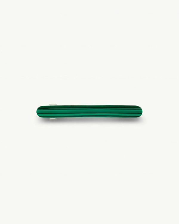 Midi Paris Barrette in Malachite - Image 3