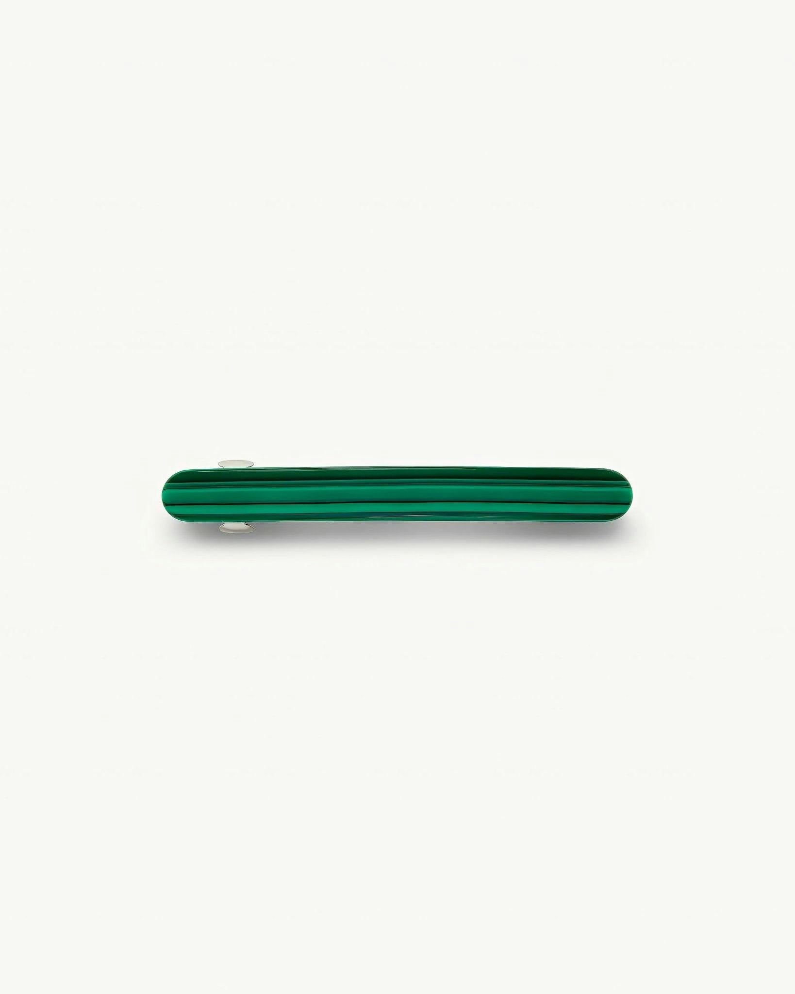 Midi Paris Barrette in Malachite - Image 3