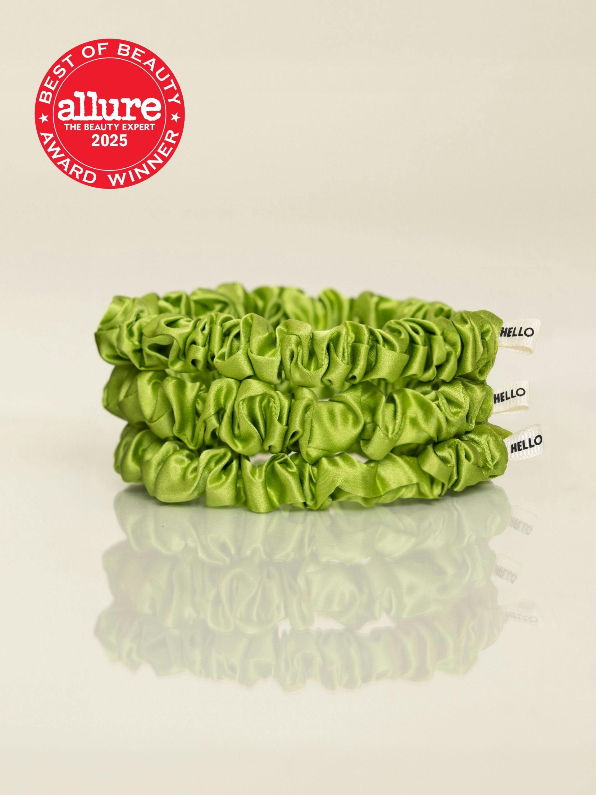 Sage Silk Scrunchies - Image 1