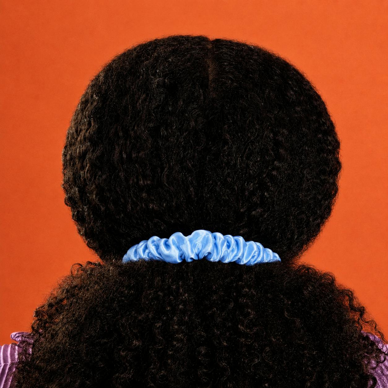 Light Blue Silk Scrunchies - Image 9