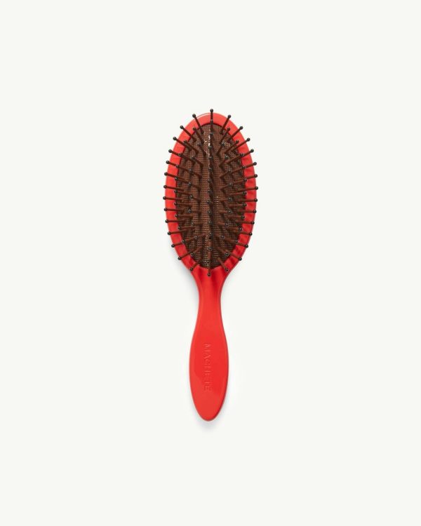 Travel Detangling Hair Brush in Ruby - Image 3