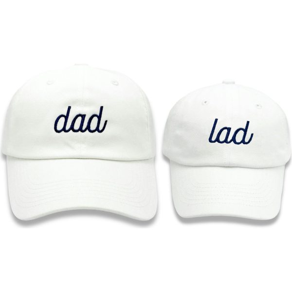 Dad & Lad Baseball Hat Set - Baby & Adult, Youth & Adult - Image 1