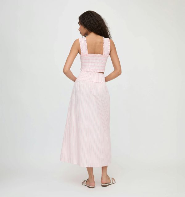 The Delphine Nap Skirt - Pink Variegated Stripe - Image 4