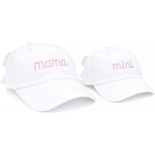 Mama & Mini Bow Baseball Hat Set - Image 1