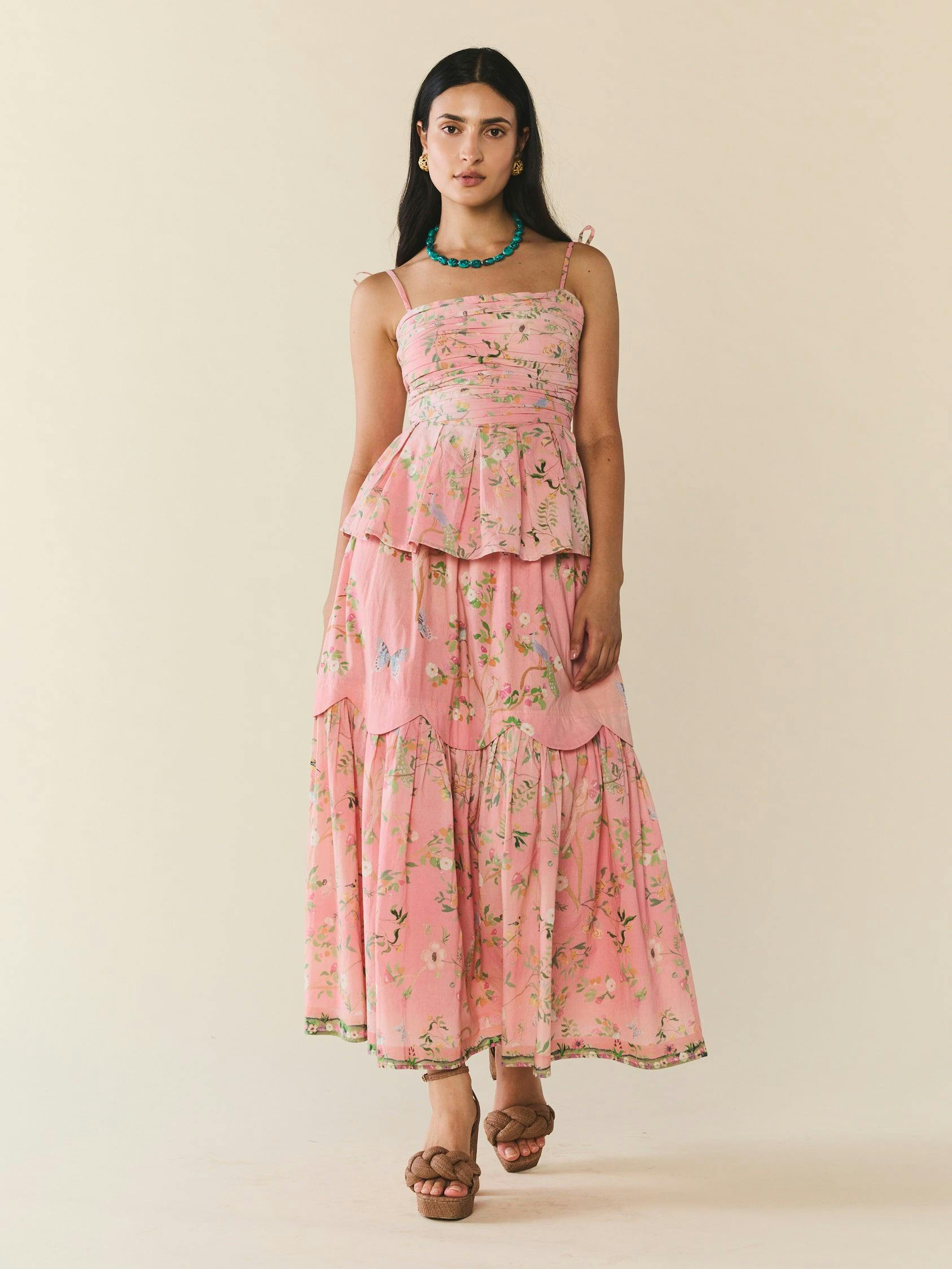 Erin Skirt, Peony Peacock x Larsen McDowell - Image 4
