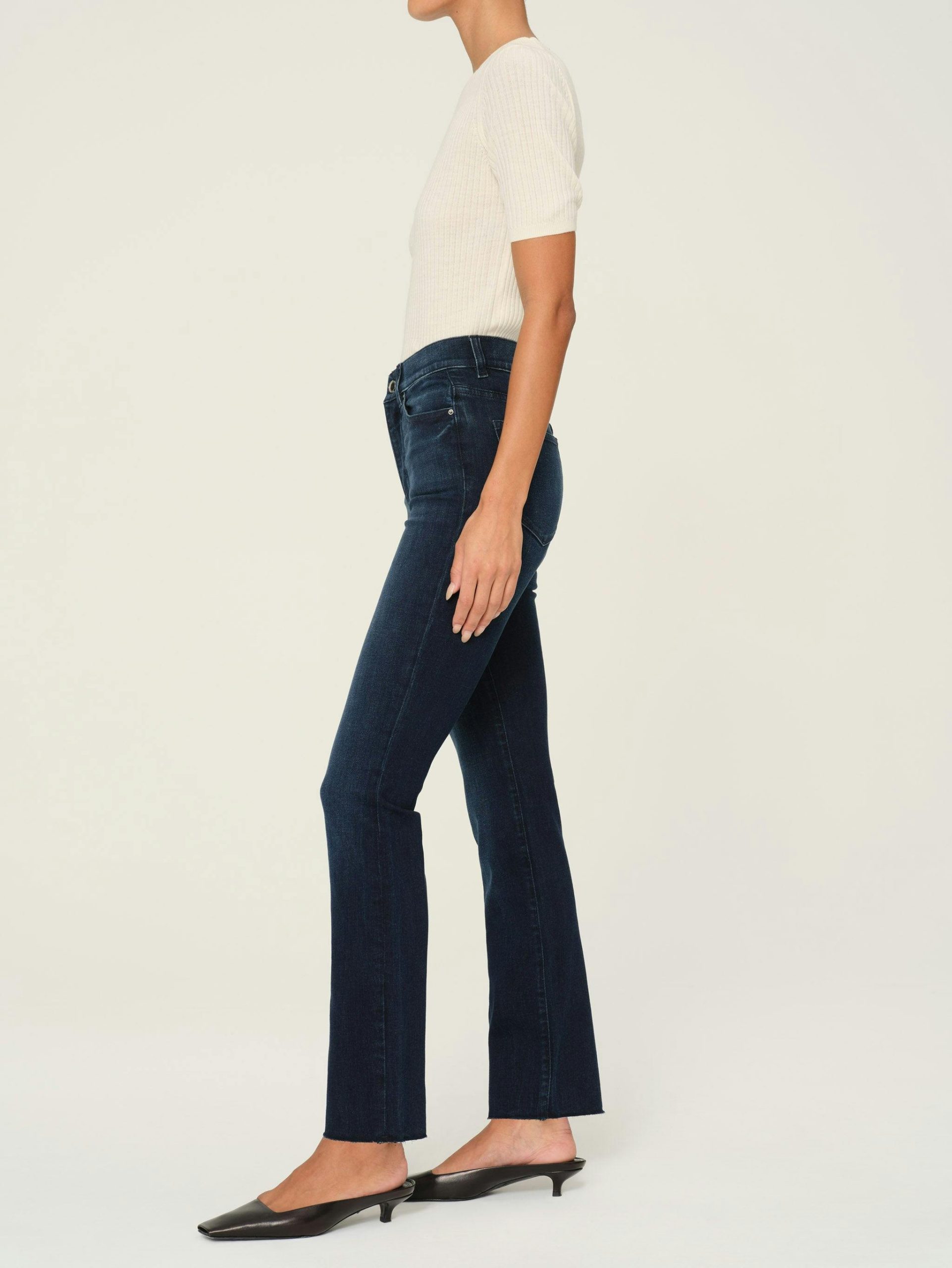 Halle Straight High Rise Instasculpt 29" Jeans | Mediterranean - Image 8