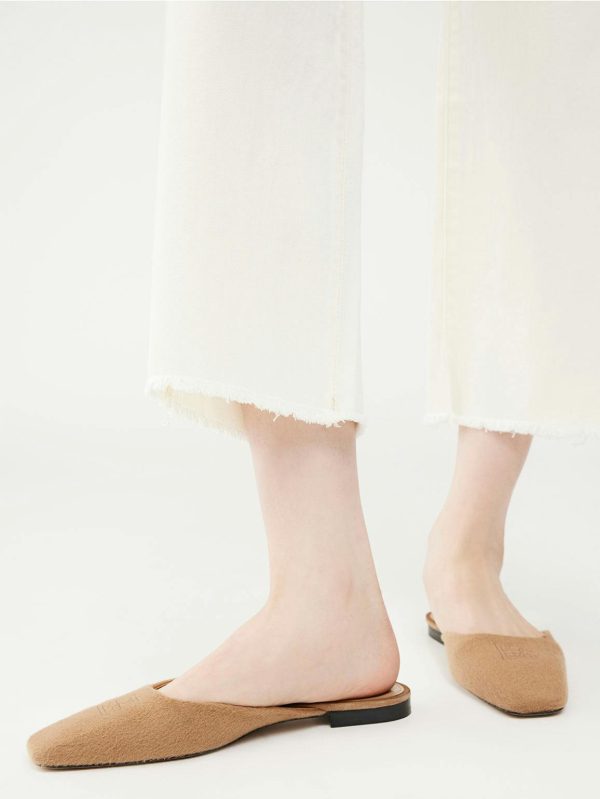 Hepburn Wide Leg High Rise Vintage Jeans | Eggshell - Image 12