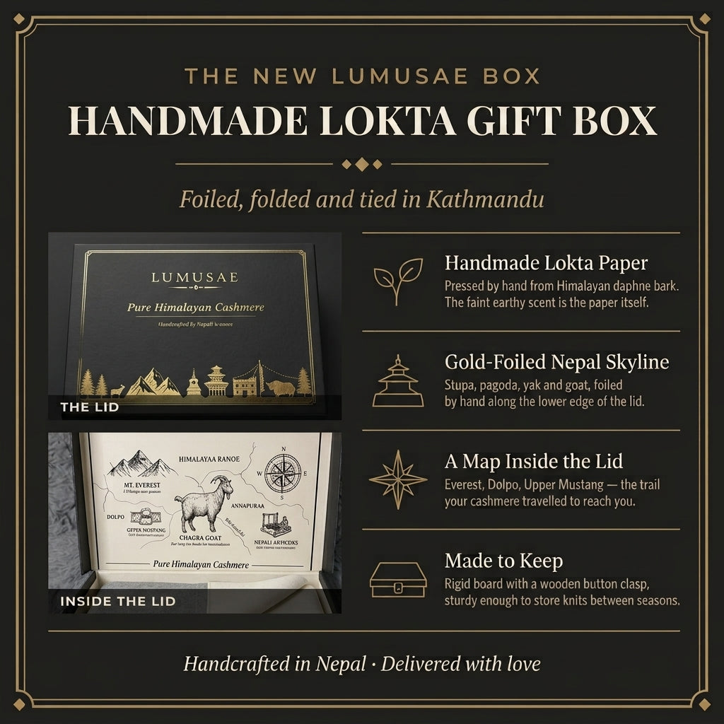 Undyed Cashmere Cape - Artisan, Women's