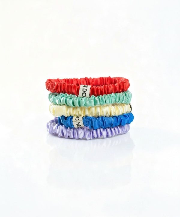 Cabana Skinny Silk Scrunchies - Image 1