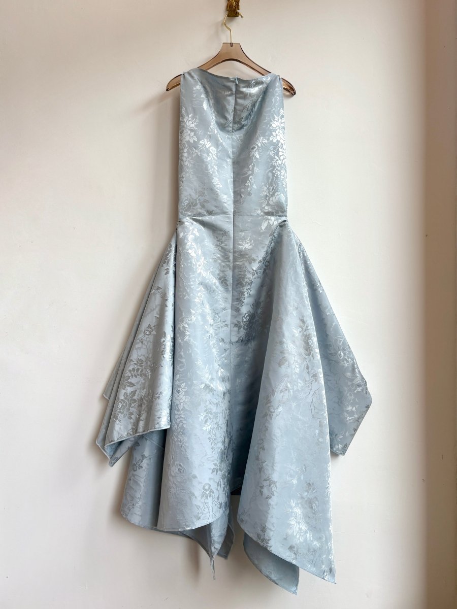 Zero-Waste Icy Blue Rose Jacquard - Image 7