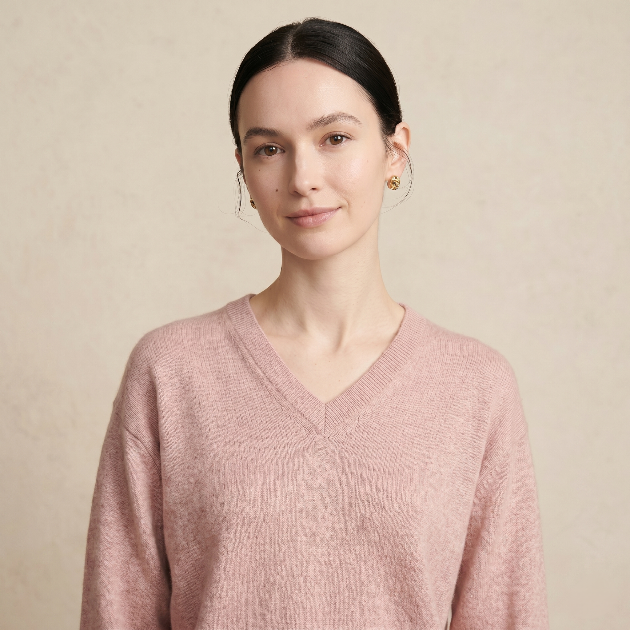 Women's Cashmere V-Neck Sweater - The Original - Image 1