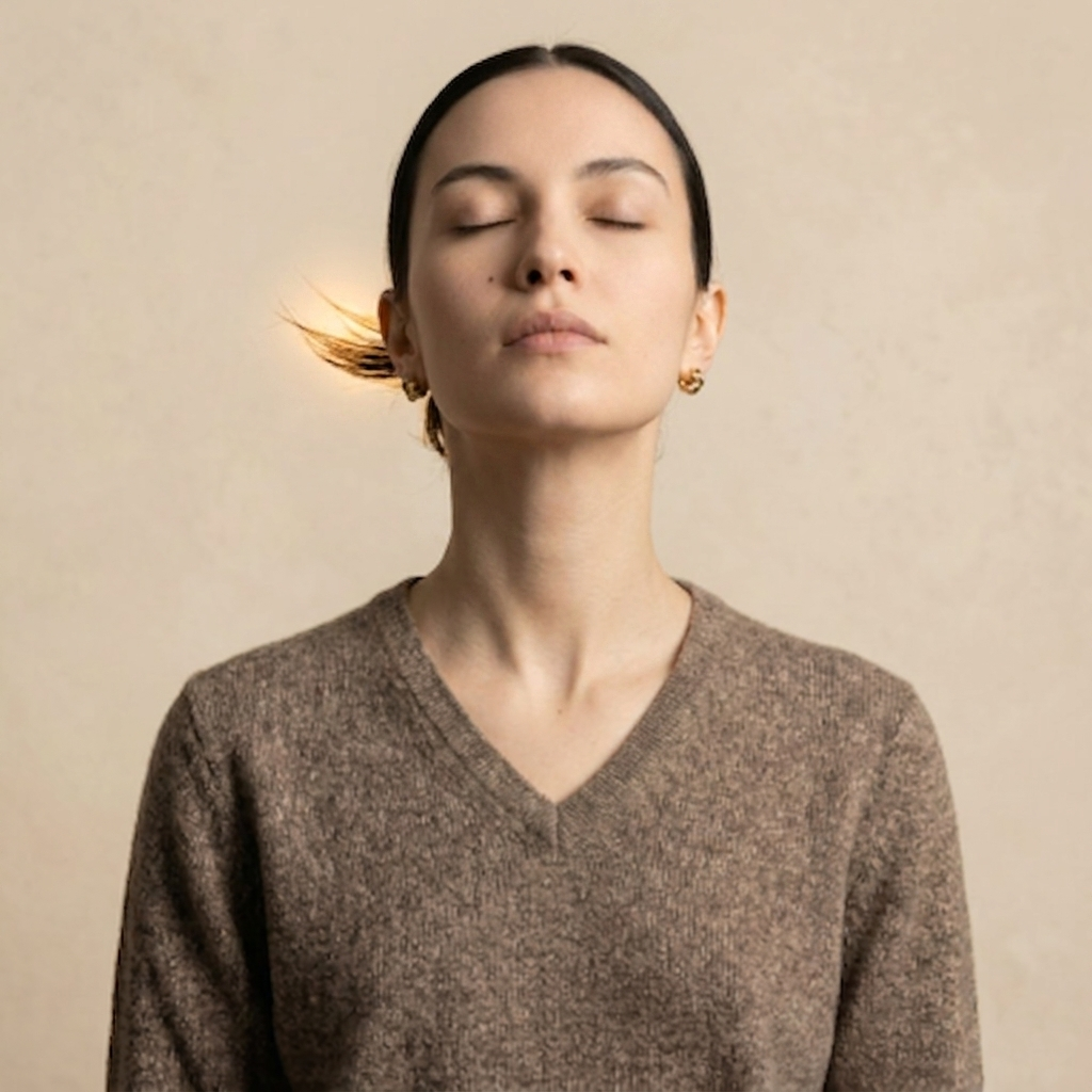 Women's Undyed Cashmere V-Neck Sweater - The Original