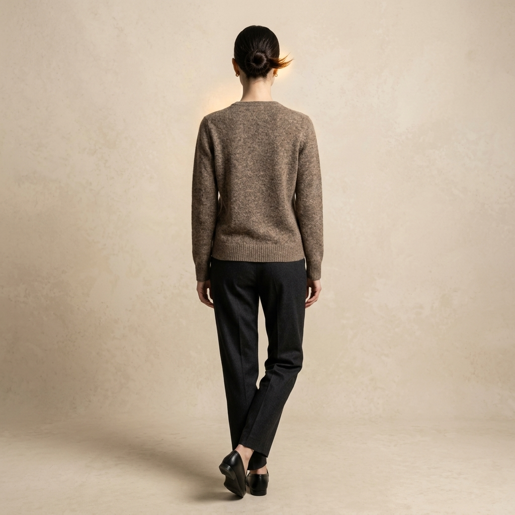 Women's Undyed Cashmere V-Neck Sweater - The Original