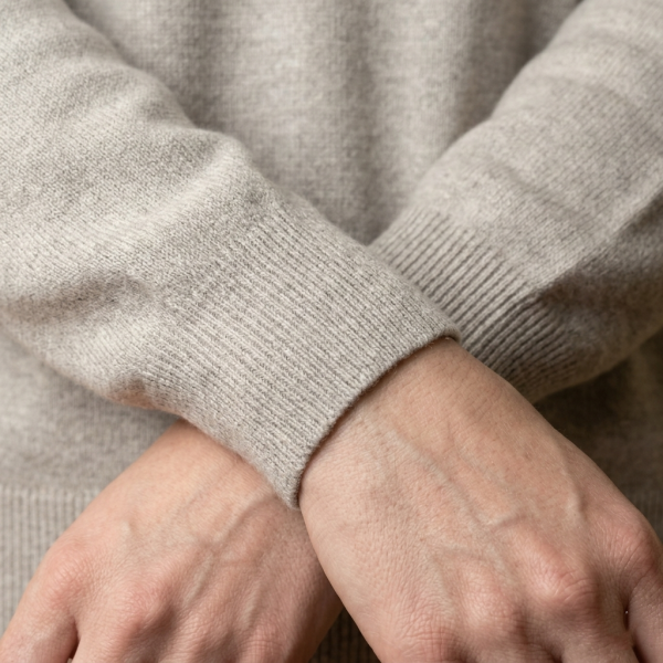 Women's Undyed Cashmere V-Neck Sweater - The Original - Image 17