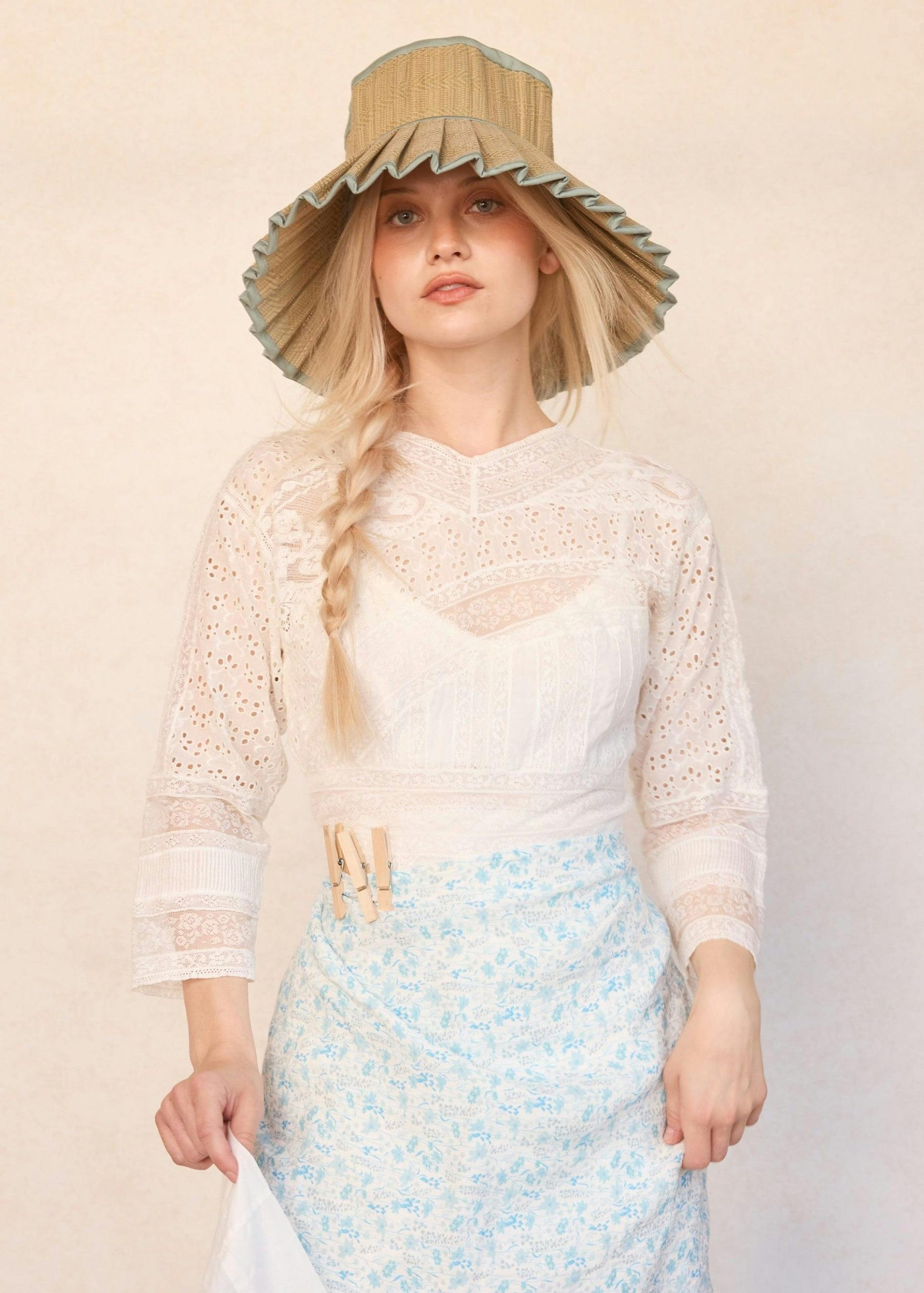 Sea Foam Capri Hat - Image 6