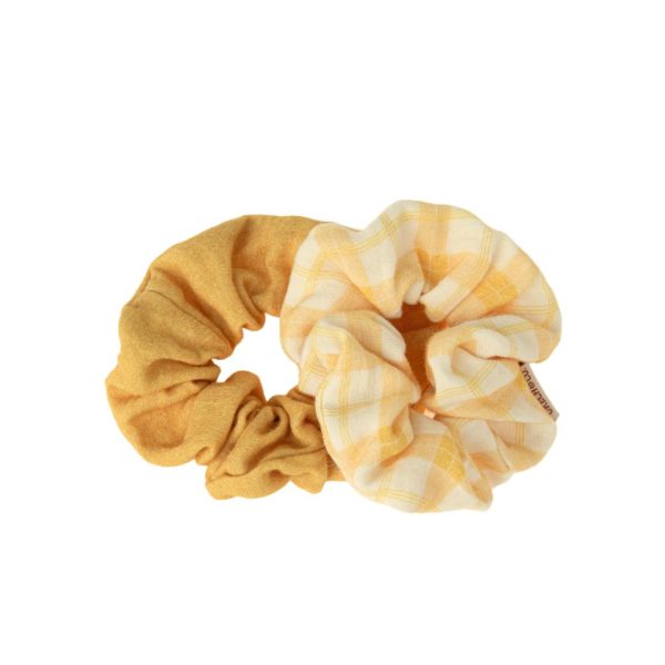 Hair Scrunchies Set of 2 | Buckwheat - Image 1