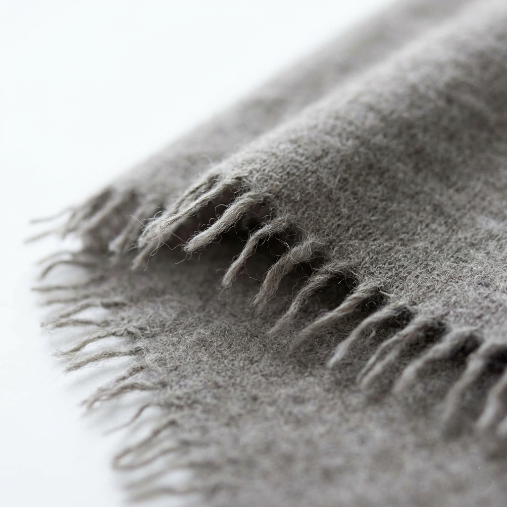 Undyed Cashmere Travel Wrap - Natural Melange