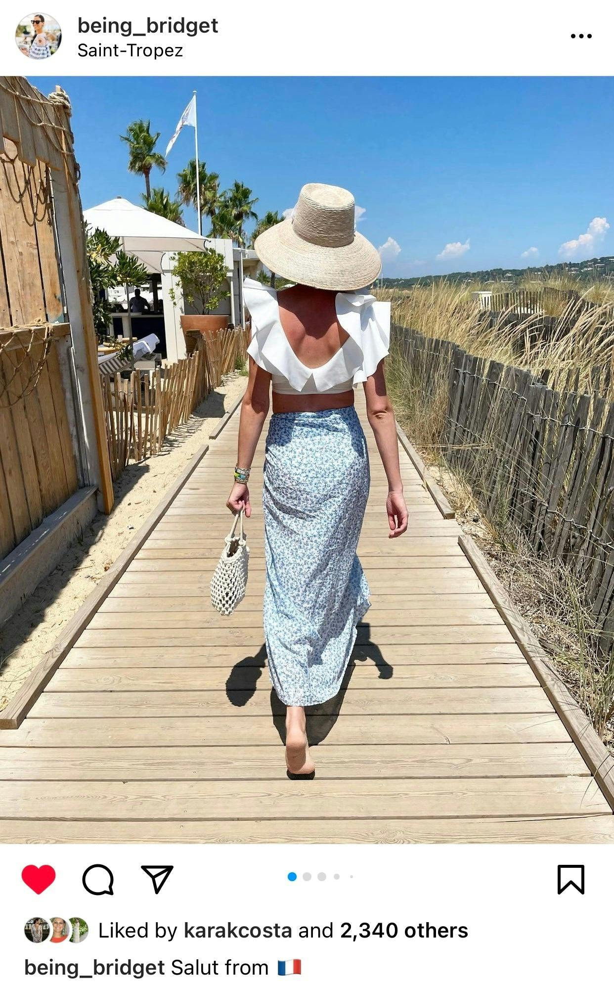 Wildflower Sun Hat (PreOrder Shipping June 15th) - Ivory Wide & Short Grosgrain Ribbon - Image 7