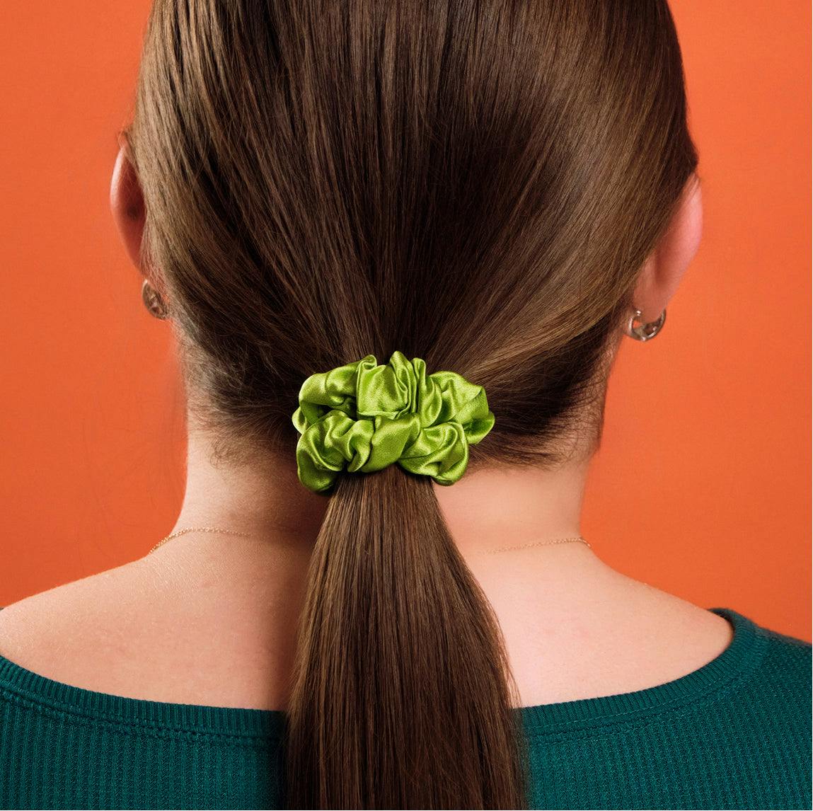 Sage Silk Scrunchies - Image 11