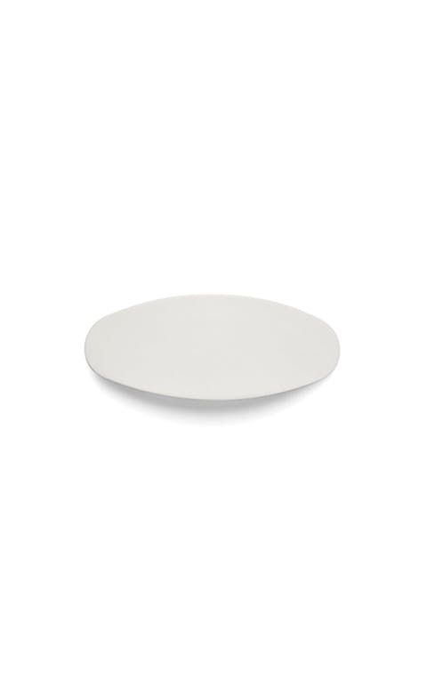 Jumbo Oval Barrette in White Matte - Image 6
