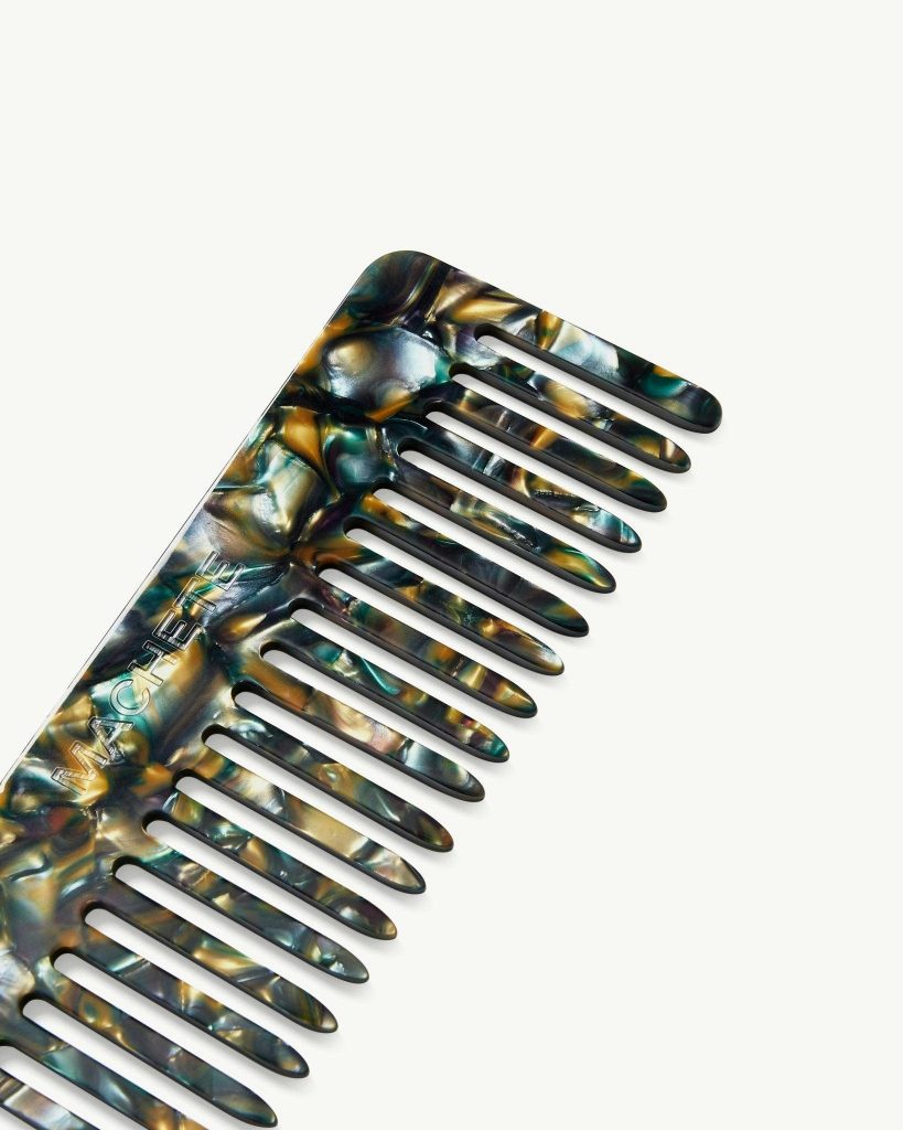 No. 2 Comb in Green Tortoise