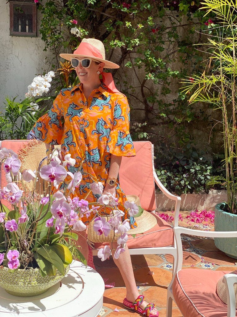 Zinnia Sun Hat - Wide & Short Lace Eyelet Ribbon