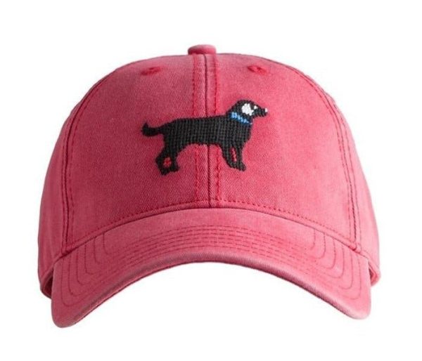 Black Lab Baseball Hat, Red - Image 3