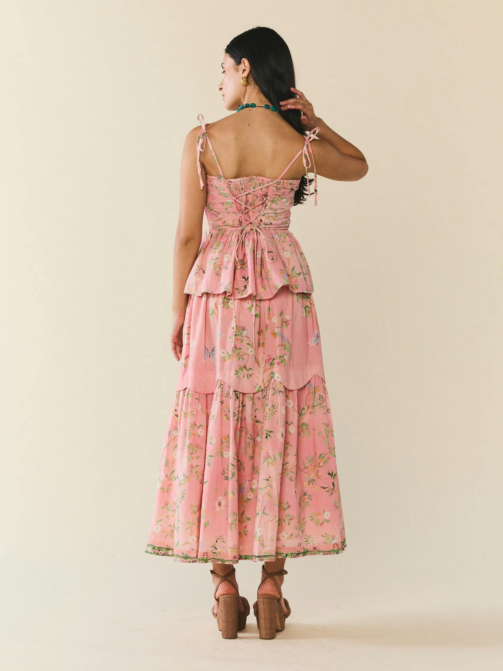 Erin Skirt, Peony Peacock x Larsen McDowell - Image 3