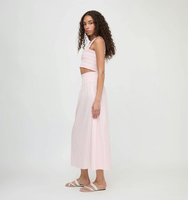 The Delphine Nap Skirt - Pink Variegated Stripe - Image 3